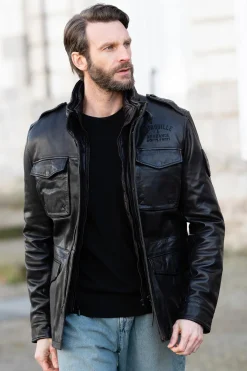 Veste Homme Patrouille De France Sergent Dity Brown