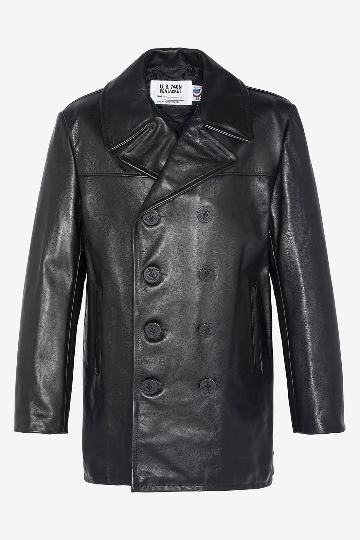 Veste Homme Schott Caban Cuir 140
