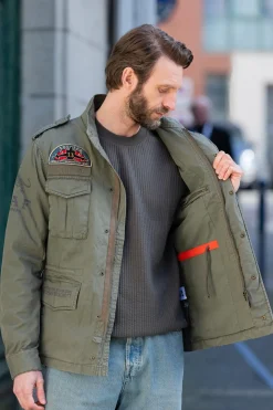 Veste Homme Schott Darden Kaki