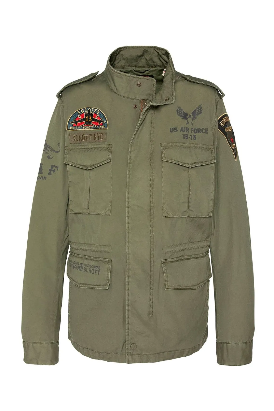 Veste Homme Schott Darden Kaki