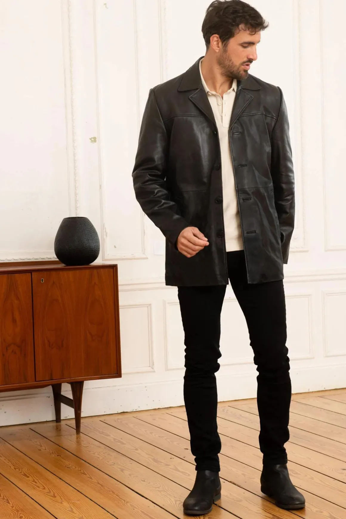 Veste Homme Schott Lcmaine2Cc Black