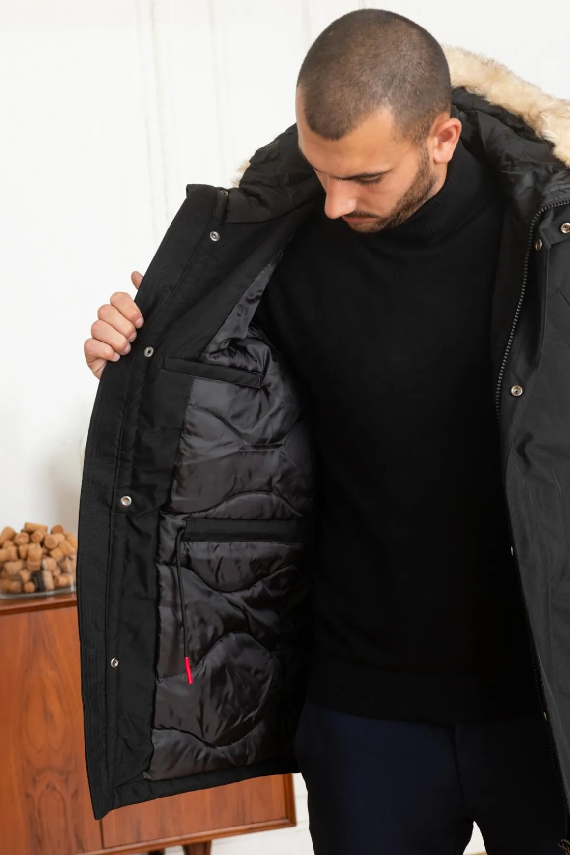 Veste Homme Schott Nelson20 Black