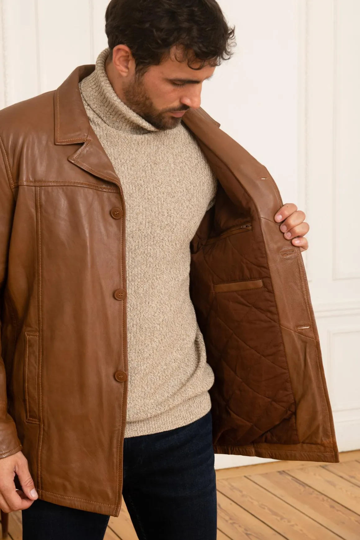 Veste Homme Serge Pariente Nathan Oxblood