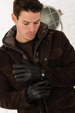 Veste Homme The Jack Leathers Radar + Tri Seasons Bonded Suede Moka